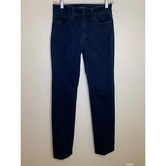 NYDJ Denim - NYDJ | Dark Wash "Marilyn Straight" LiftxTuck Technology Jean Size 2